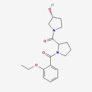 [1-(2-ethoxybenzoyl)pyrrolidin-2-yl]-[(3R)-3-hydroxypyrrolidin-1-yl]methanone