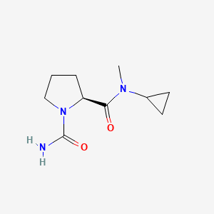 (2S)-2-N-cyclopropyl-2-N-methylpyrrolidine-1,2-dicarboxamide