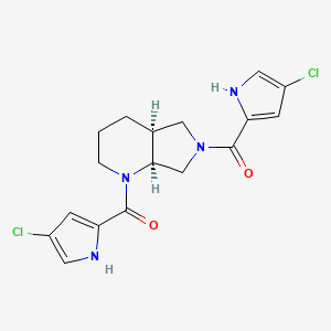 [(4aS,7aS)-6-(4-chloro-1H-pyrrole-2-carbonyl)-3,4,4a,5,7,7a-hexahydro-2H-pyrrolo[3,4-b]pyridin-1-yl]-(4-chloro-1H-pyrrol-2-yl)methanone