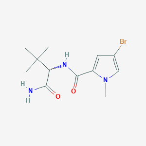 N-[(2S)-1-amino-3,3-dimethyl-1-oxobutan-2-yl]-4-bromo-1-methylpyrrole-2-carboxamide