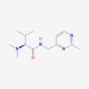 (2S)-2-(dimethylamino)-3-methyl-N-[(2-methylpyrimidin-4-yl)methyl]butanamide