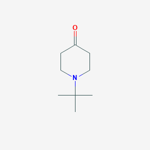 molecular formula C9H17NO B073314 1-叔丁基哌啶-4-酮 CAS No. 1465-76-5