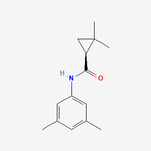 (1S)-N-(3,5-dimethylphenyl)-2,2-dimethylcyclopropane-1-carboxamide