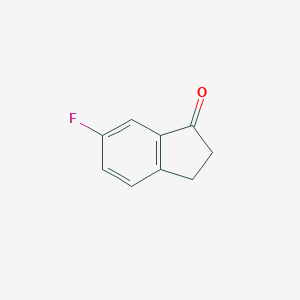 molecular formula C9H7FO B073319 6-氟-1-茚酮 CAS No. 1481-32-9