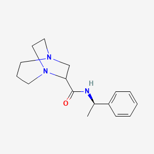 N-[(1R)-1-phenylethyl]-1,5-diazabicyclo[3.2.2]nonane-6-carboxamide