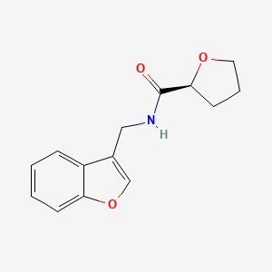 (2S)-N-(1-benzofuran-3-ylmethyl)oxolane-2-carboxamide