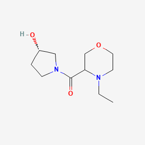 (4-ethylmorpholin-3-yl)-[(3S)-3-hydroxypyrrolidin-1-yl]methanone