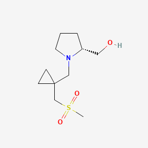 [(2R)-1-[[1-(methylsulfonylmethyl)cyclopropyl]methyl]pyrrolidin-2-yl]methanol