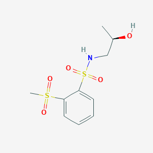 N-[(2R)-2-hydroxypropyl]-2-methylsulfonylbenzenesulfonamide