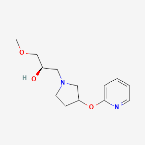 (2R)-1-methoxy-3-(3-pyridin-2-yloxypyrrolidin-1-yl)propan-2-ol