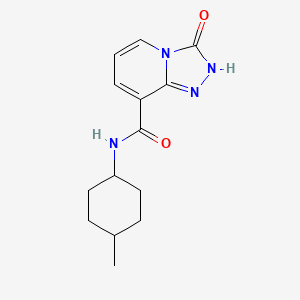 molecular formula C14H18N4O2 B7332298 N-(4-methylcyclohexyl)-3-oxo-2H-[1,2,4]triazolo[4,3-a]pyridine-8-carboxamide 