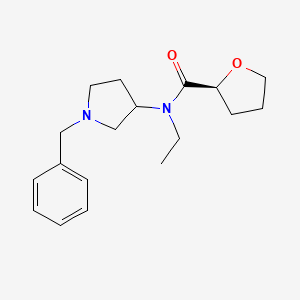 (2S)-N-(1-benzylpyrrolidin-3-yl)-N-ethyloxolane-2-carboxamide