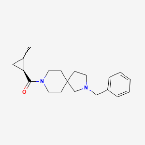 (2-benzyl-2,8-diazaspiro[4.5]decan-8-yl)-[(1S,2S)-2-methylcyclopropyl]methanone