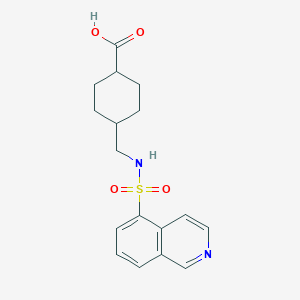 4-[(Isoquinolin-5-ylsulfonylamino)methyl]cyclohexane-1-carboxylic acid