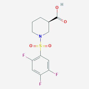 (3R)-1-(2,4,5-trifluorophenyl)sulfonylpiperidine-3-carboxylic acid