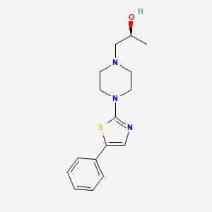 (2S)-1-[4-(5-phenyl-1,3-thiazol-2-yl)piperazin-1-yl]propan-2-ol