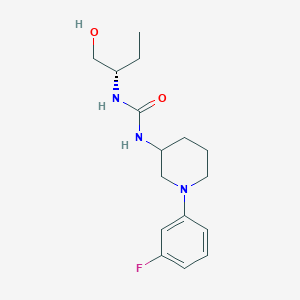 1-[1-(3-fluorophenyl)piperidin-3-yl]-3-[(2S)-1-hydroxybutan-2-yl]urea