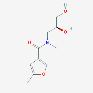 N-[(2S)-2,3-dihydroxypropyl]-N,5-dimethylfuran-3-carboxamide