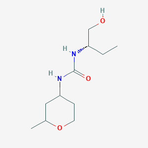 1-[(2S)-1-hydroxybutan-2-yl]-3-(2-methyloxan-4-yl)urea