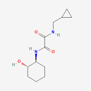 N-(cyclopropylmethyl)-N'-[(1S,2S)-2-hydroxycyclohexyl]oxamide