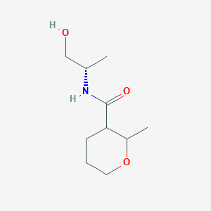 N-[(2S)-1-hydroxypropan-2-yl]-2-methyloxane-3-carboxamide