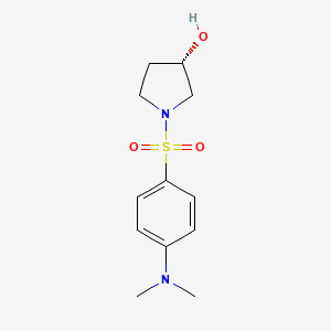 (3S)-1-[4-(dimethylamino)phenyl]sulfonylpyrrolidin-3-ol