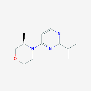 (3R)-3-methyl-4-(2-propan-2-ylpyrimidin-4-yl)morpholine