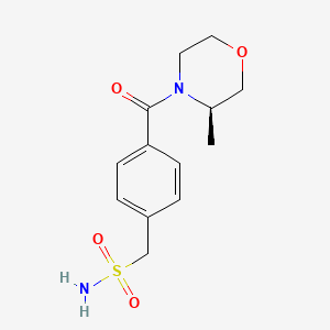 [4-[(3R)-3-methylmorpholine-4-carbonyl]phenyl]methanesulfonamide