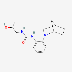 1-[2-(2-azabicyclo[2.2.1]heptan-2-yl)phenyl]-3-[(2S)-2-hydroxypropyl]urea