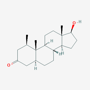 B073342 5alpha-Androstan-3-one, 17beta-hydroxy-1beta-methyl- CAS No. 1232-57-1
