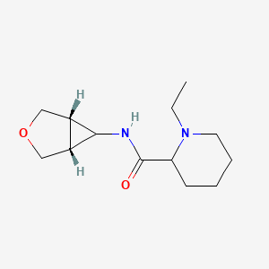 1-ethyl-N-[(1S,5R)-3-oxabicyclo[3.1.0]hexan-6-yl]piperidine-2-carboxamide