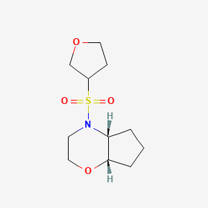 (4aR,7aS)-4-(oxolan-3-ylsulfonyl)-3,4a,5,6,7,7a-hexahydro-2H-cyclopenta[b][1,4]oxazine