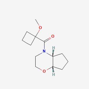 [(4aR,7aS)-3,4a,5,6,7,7a-hexahydro-2H-cyclopenta[b][1,4]oxazin-4-yl]-(1-methoxycyclobutyl)methanone