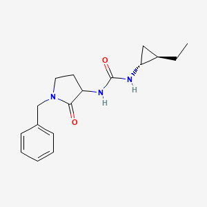 1-(1-benzyl-2-oxopyrrolidin-3-yl)-3-[(1R,2R)-2-ethylcyclopropyl]urea