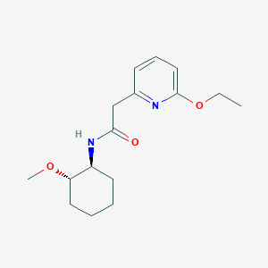 2-(6-ethoxypyridin-2-yl)-N-[(1S,2S)-2-methoxycyclohexyl]acetamide