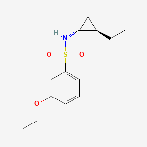 3-ethoxy-N-[(1R,2R)-2-ethylcyclopropyl]benzenesulfonamide