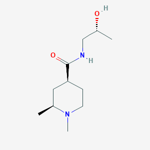 (2S,4S)-N-[(2R)-2-hydroxypropyl]-1,2-dimethylpiperidine-4-carboxamide