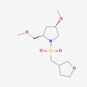 (2S,4S)-4-methoxy-2-(methoxymethyl)-1-(oxolan-3-ylmethylsulfonyl)pyrrolidine