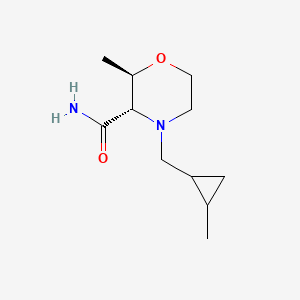 (2R,3S)-2-methyl-4-[(2-methylcyclopropyl)methyl]morpholine-3-carboxamide