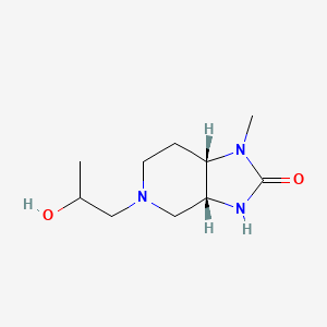 (3aR,7aS)-5-(2-hydroxypropyl)-1-methyl-3,3a,4,6,7,7a-hexahydroimidazo[4,5-c]pyridin-2-one