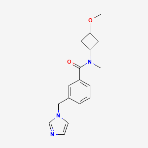 3-(imidazol-1-ylmethyl)-N-(3-methoxycyclobutyl)-N-methylbenzamide