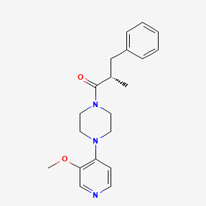 (2S)-1-[4-(3-methoxypyridin-4-yl)piperazin-1-yl]-2-methyl-3-phenylpropan-1-one