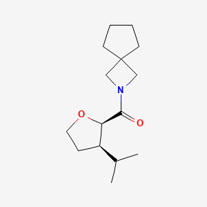 2-azaspiro[3.4]octan-2-yl-[(2R,3R)-3-propan-2-yloxolan-2-yl]methanone