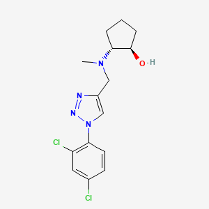 (1R,2R)-2-[[1-(2,4-dichlorophenyl)triazol-4-yl]methyl-methylamino]cyclopentan-1-ol