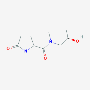 molecular formula C10H18N2O3 B7336181 N-[(2S)-2-hydroxypropyl]-N,1-dimethyl-5-oxopyrrolidine-2-carboxamide 