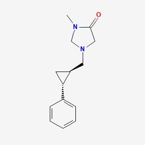 3-methyl-1-[[(1R,2R)-2-phenylcyclopropyl]methyl]imidazolidin-4-one