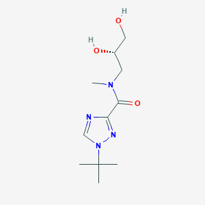 1-tert-butyl-N-[(2S)-2,3-dihydroxypropyl]-N-methyl-1,2,4-triazole-3-carboxamide