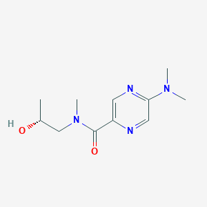 5-(dimethylamino)-N-[(2R)-2-hydroxypropyl]-N-methylpyrazine-2-carboxamide