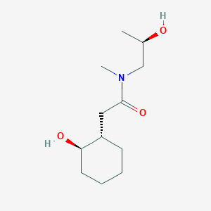 2-[(1S,2R)-2-hydroxycyclohexyl]-N-[(2R)-2-hydroxypropyl]-N-methylacetamide