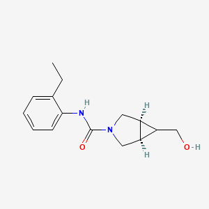 (1R,5S)-N-(2-ethylphenyl)-6-(hydroxymethyl)-3-azabicyclo[3.1.0]hexane-3-carboxamide